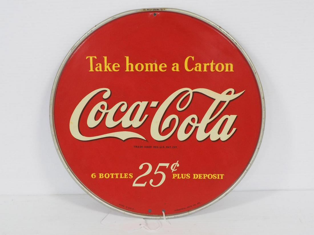 Coca Cola 6 Bottles For 25 Cents Sign Jan 18 Chupp Auctions Real Estate Llc In In