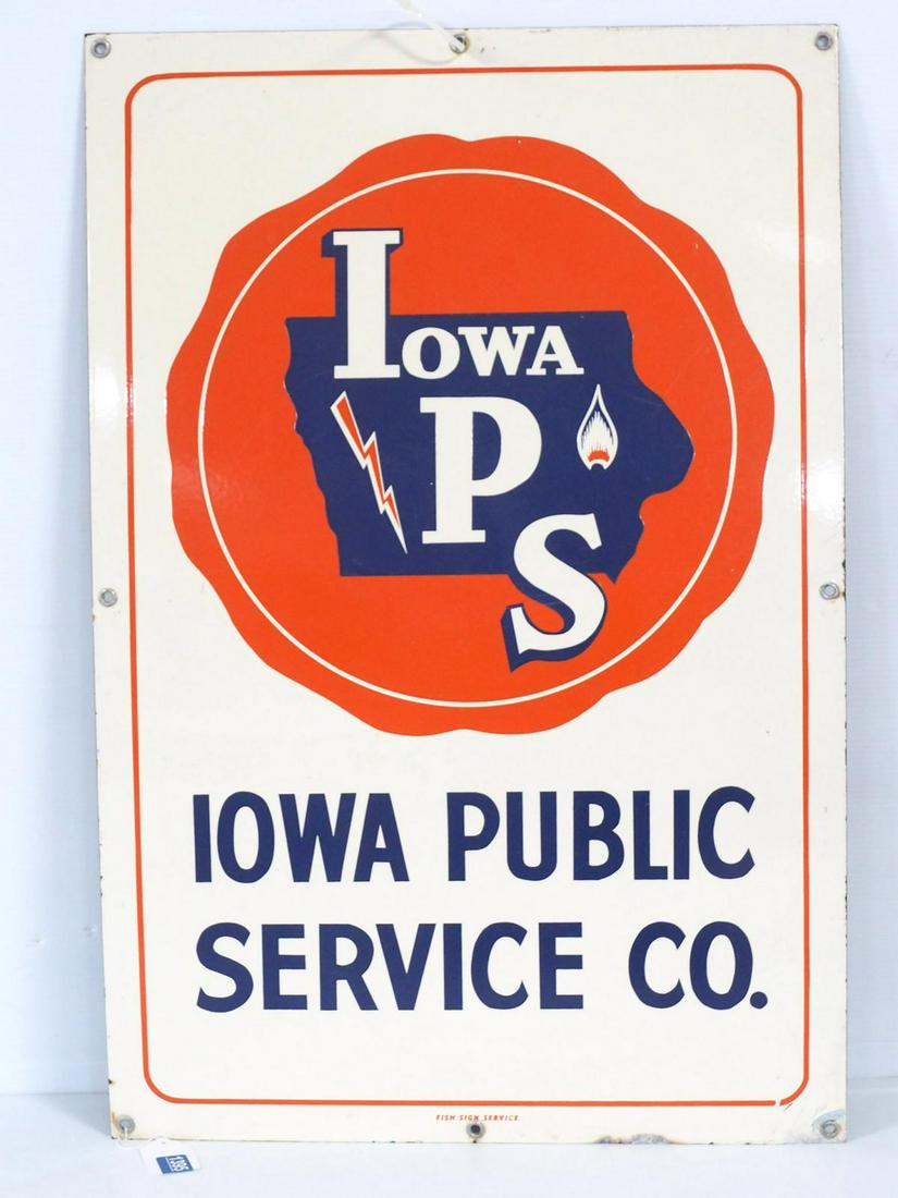 Iowa Public Service sign (1 of 3)