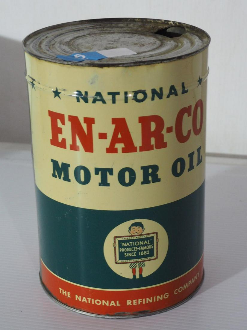 EN-AR-CO Motor Oil can (1 of 2)