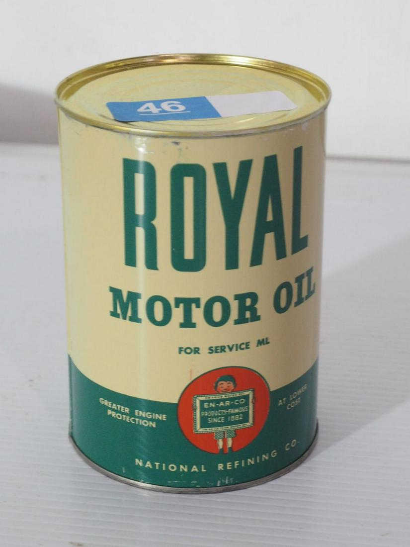 Royal Motor Oil can (1 of 2)