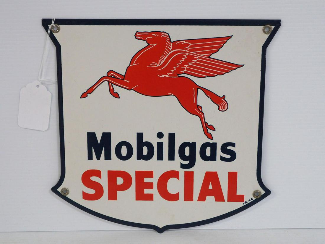 1946 Mobilgas Special sign (1 of 2)