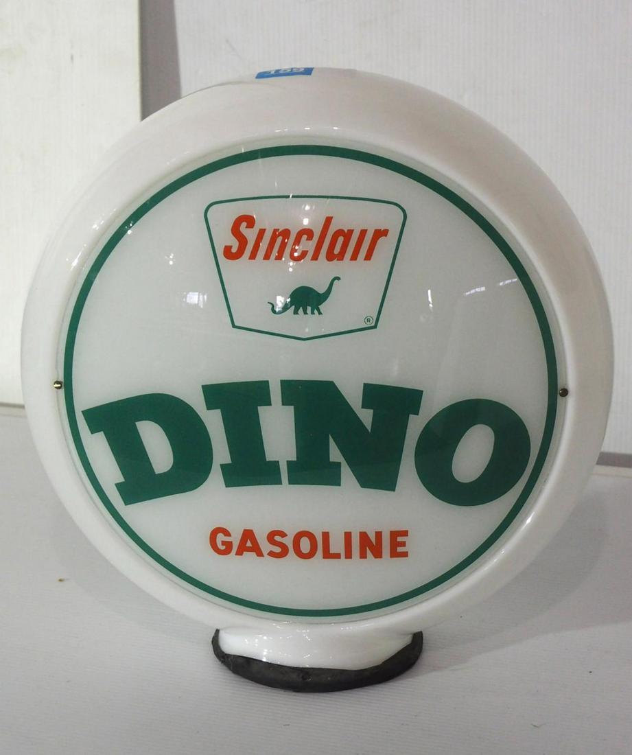 Sinclair Dino Gasoline pump globe (1 of 2)