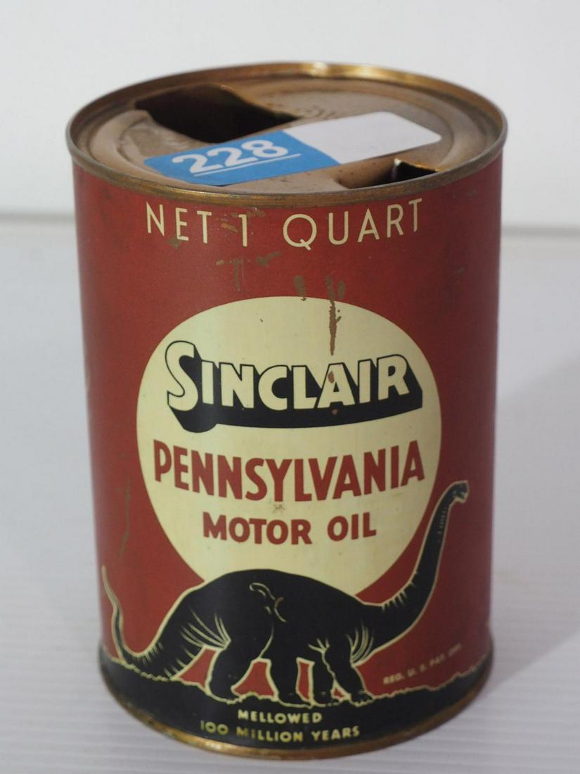 Sinclair Pennsylvania Motor Oil can (1 of 2)
