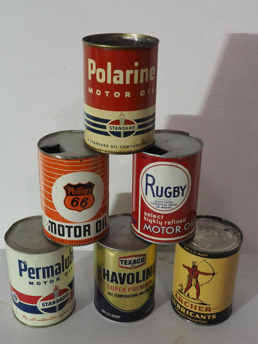 (6) Oil cans (1 of 2)