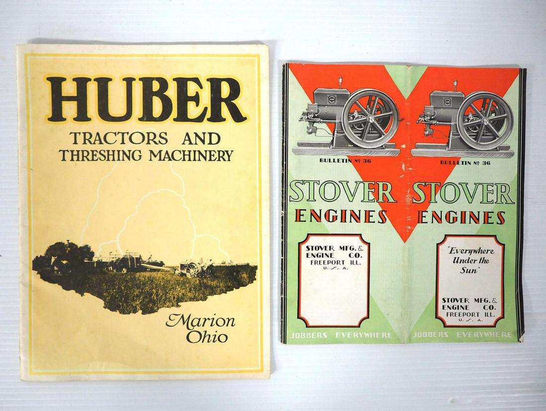(2) Catalogs: (2) Catalogs: Huber Tractors and Threshing Machines / Stover Engines