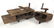 Primitive hand-crank rope maker