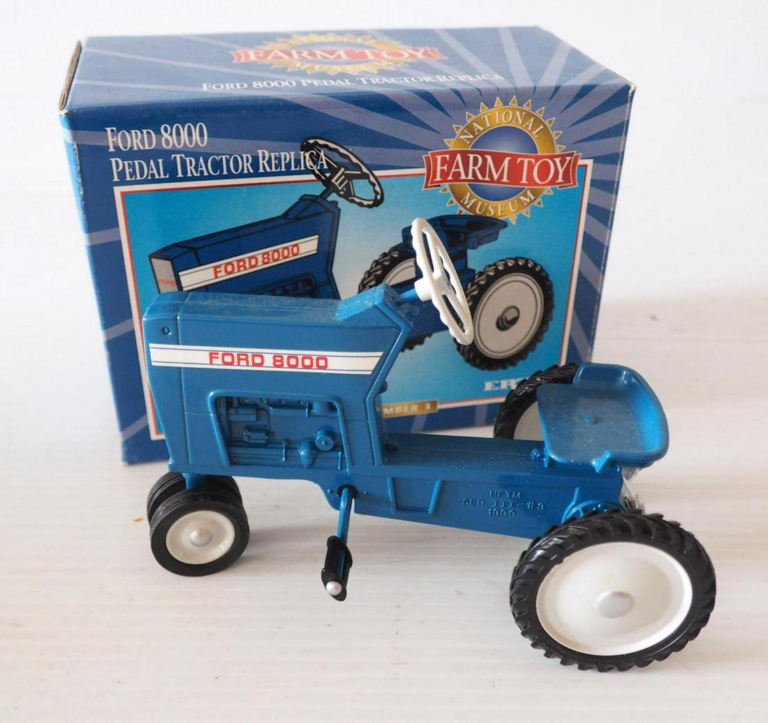 Ford 8000 pedal tractor replica: Ertl Ford 8000 pedal tractor replica- NIB. Pick-up or pallet ship only. We do combine shipping upon request. Pallet shipping will incur charges for preparing the pallet and getting quotes. Pallet ship