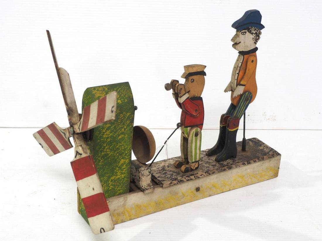 Early wooden whirligig (1 of 4)