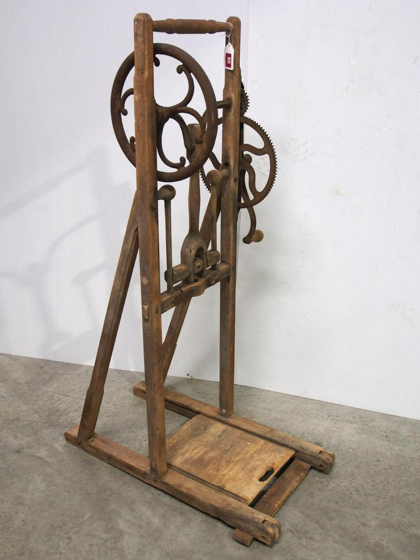 Unusual primitive butter churn (1 of 3)