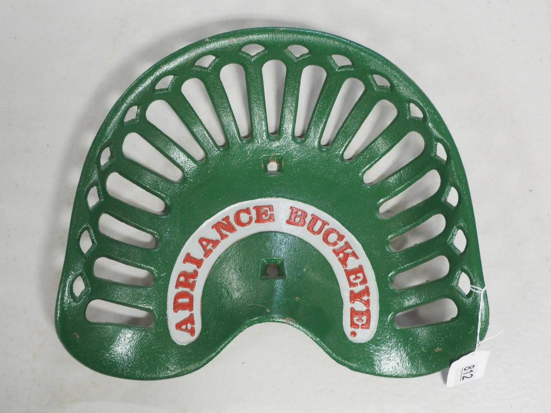 Adriance Buckeye cast iron seat (A34) (1 of 1)