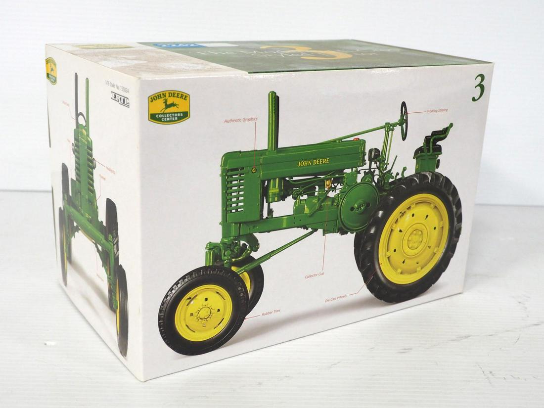 John Deere G Hi-Crop Styled: Ertl Collectors Center John Deere G Hi-Crop Styled Tractor with box