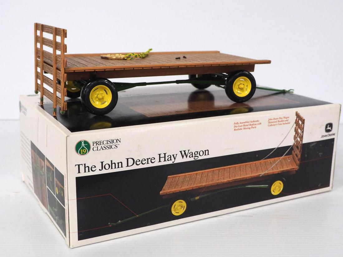 John Deere Hay Wagon: Precision Classic John Deere Hay Wagon, Key 19, with box