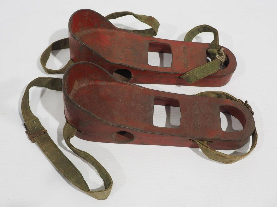 Pair of cast iron boots: Pair of cast iron boots