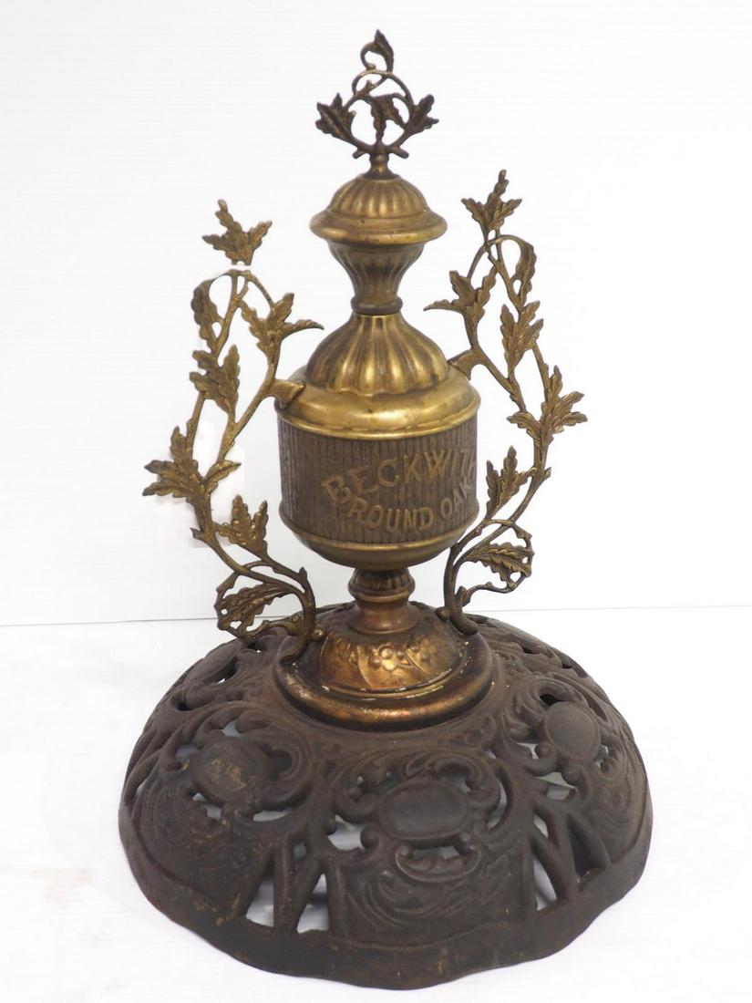 Beckwith Round Oak wood stove top (1 of 4)