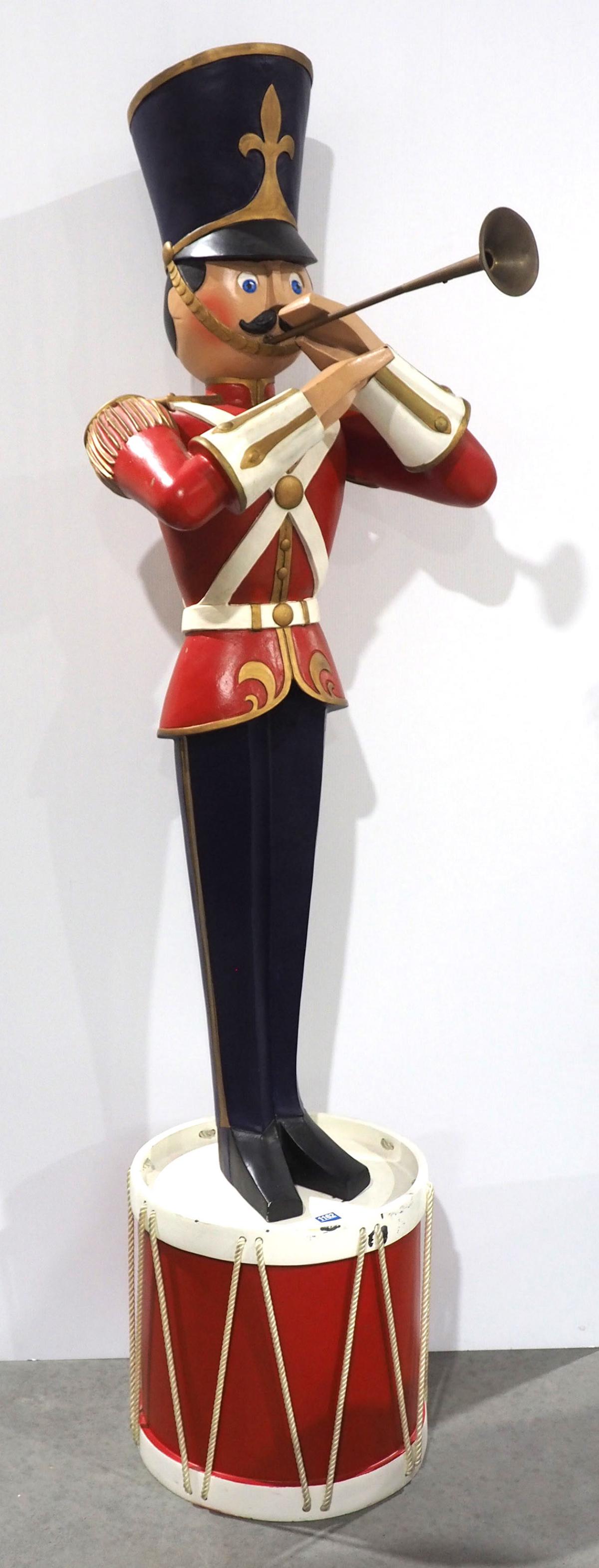 Nutcracker soldier standing on drum (1 of 5)