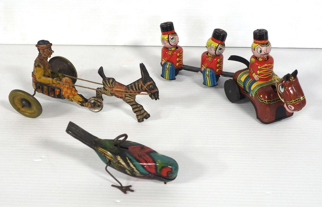 (3) Tin wind-up toys (1 of 4)