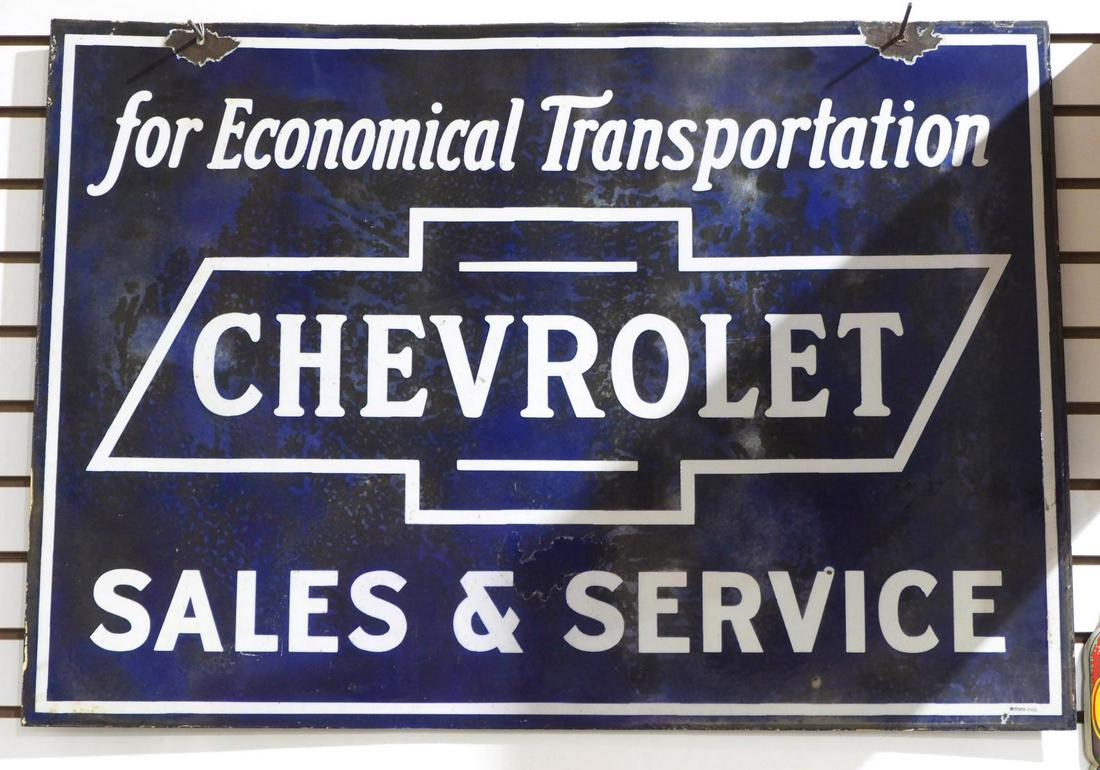 Chevrolet Sales & Service sign (1 of 5)