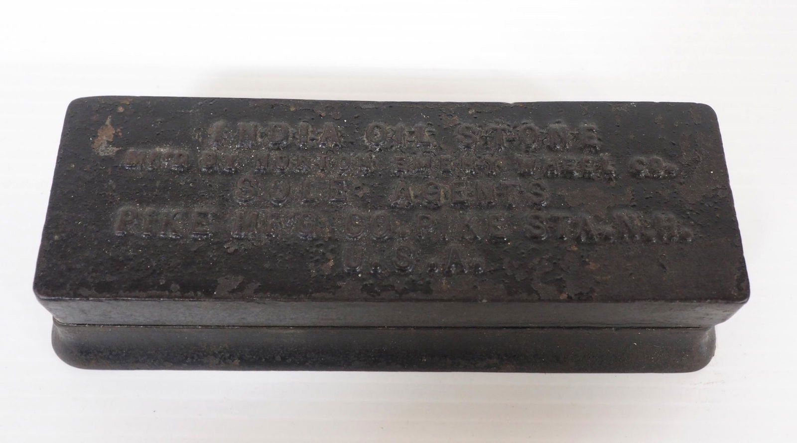 India Oil Stone Sharpening Stone (1 of 2)