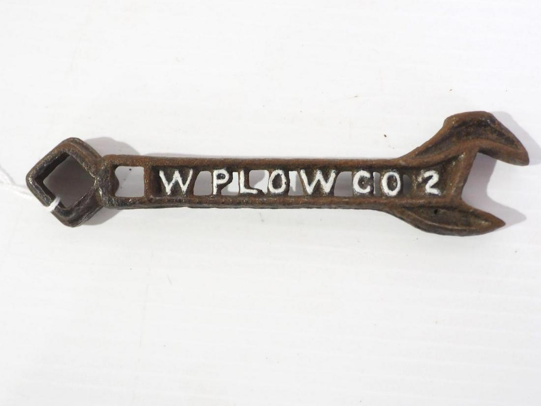 W. Plow Co 2 cut-out wrench, RARE! (1 of 2)