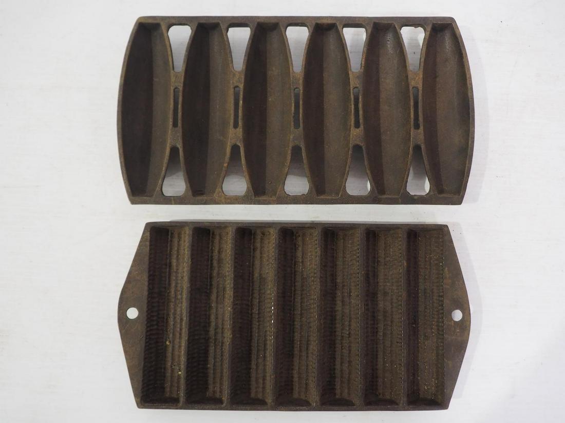 (2) Cast iron stick pans (1 of 2)