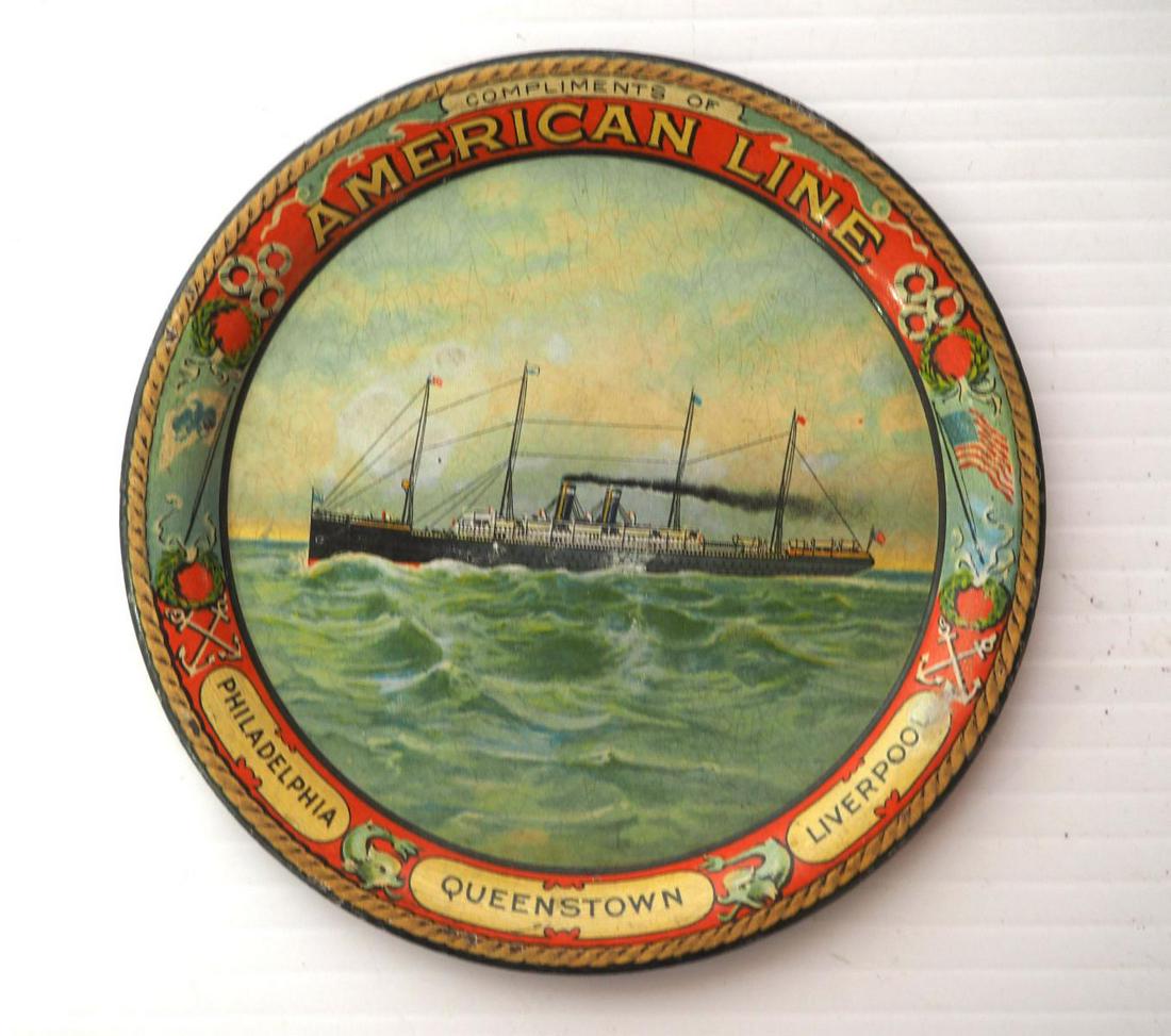 American Line tip tray, RARE! (1 of 2)