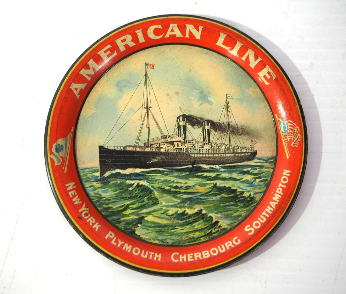 American Line tip tray, RARE! (1 of 2)
