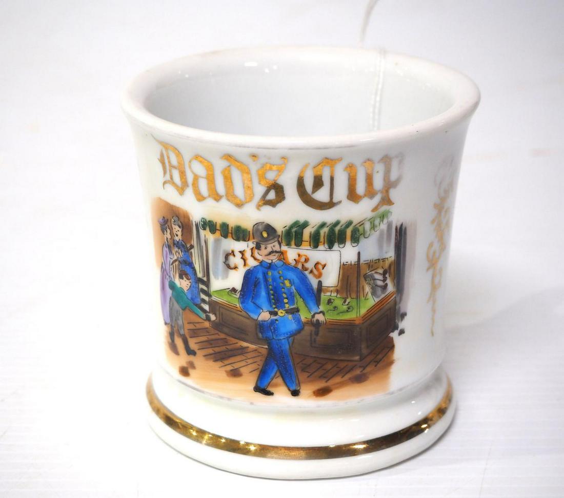 Policeman occupational shaving mug (1 of 2)