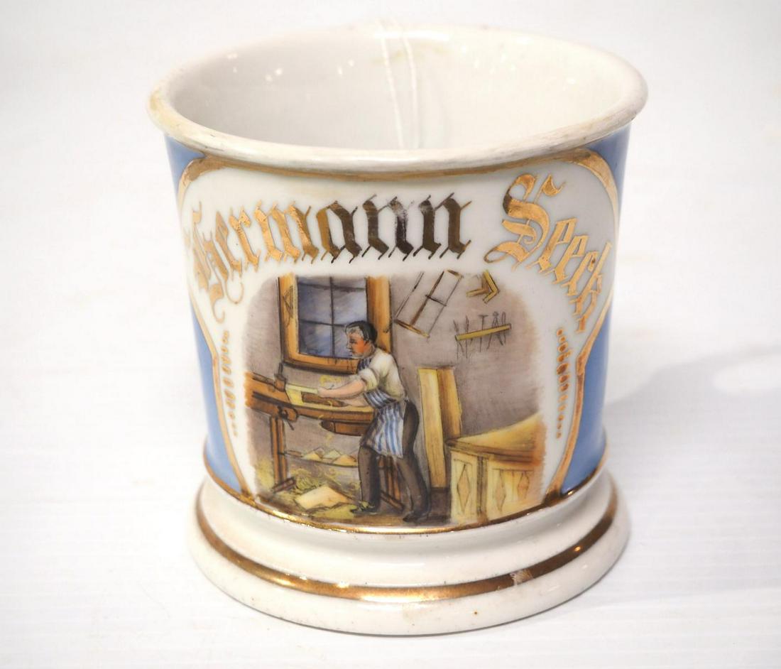 Woodworker occupational shaving mug (1 of 2)