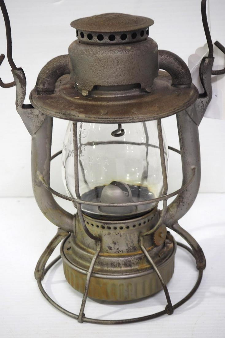 Dietz nickel-plated railroad lantern (1 of 2)