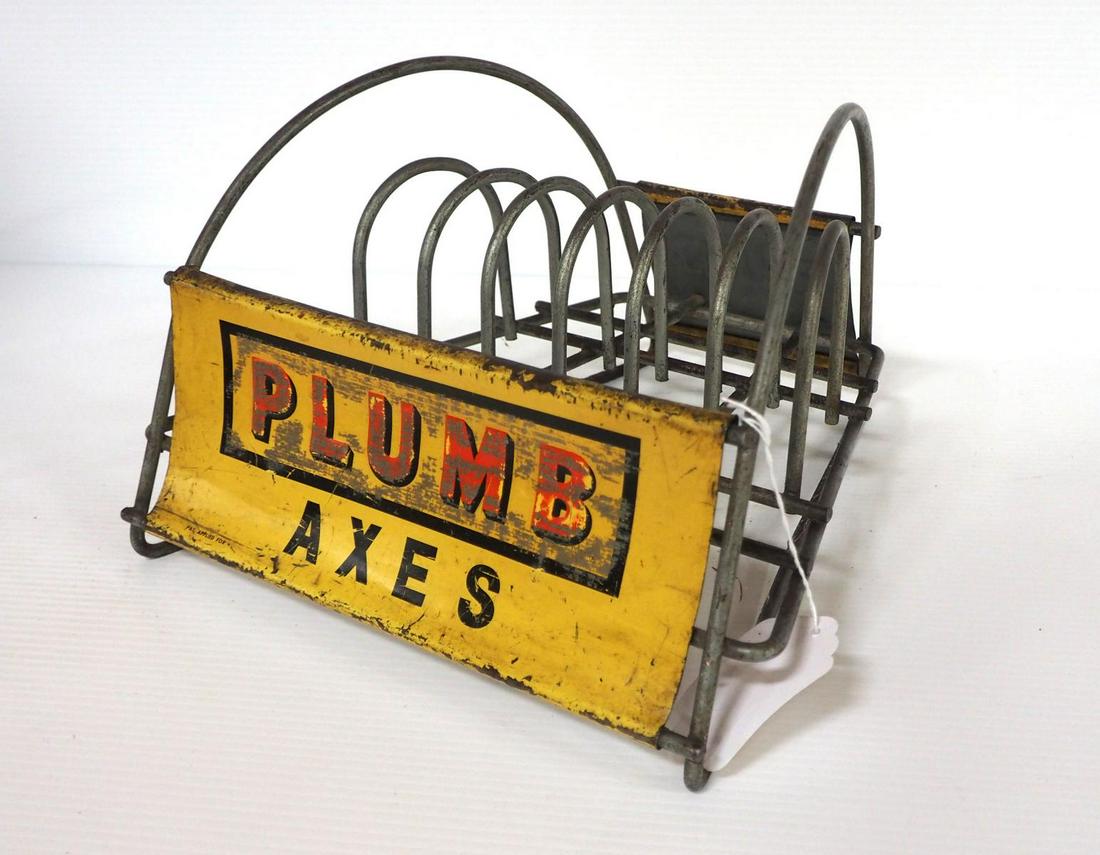 Metal Plumb Axes countertop display (1 of 2)