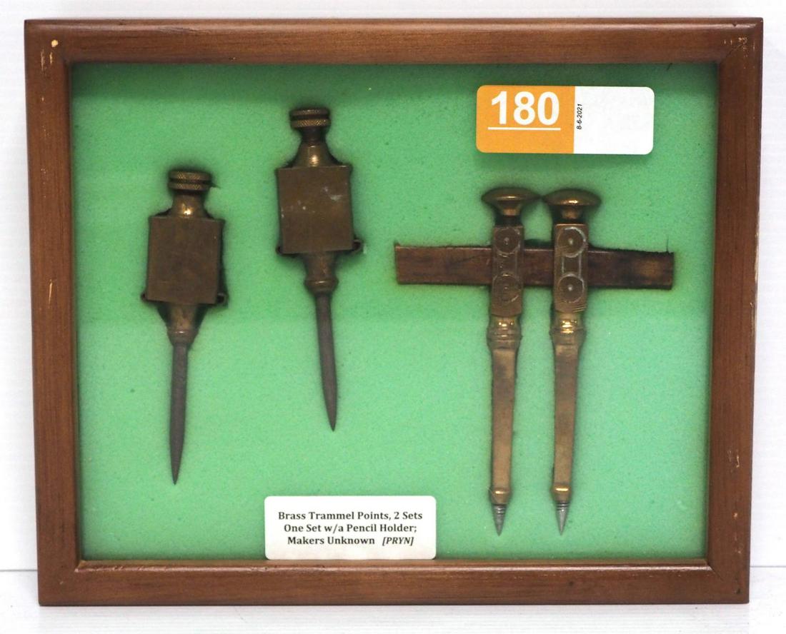 (2) Sets Brass Trammel Points (1 of 1)