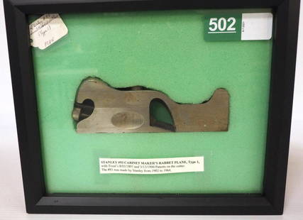 Stanley No.93 Cabinet Makers Rabbet Plane (Type 1): Stanley No.93 Cabinet Makers Rabbet Plane (Type 1) - Will ship without case if requested