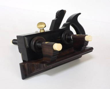 Sandusky Tool Co. No.137 Plow Plane: Sandusky Tool Co. No.137 Ebony Handled Plow Plane