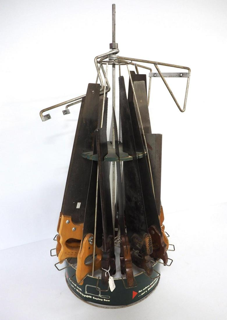 Disston Saw display rack with product (1 of 4)