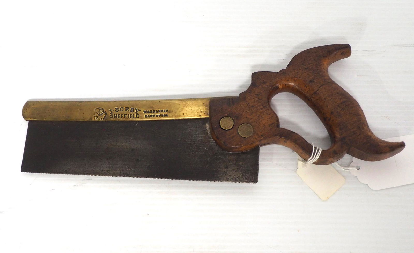 I. Sorby Sheffield 8" cast steel buck saw (1 of 2)