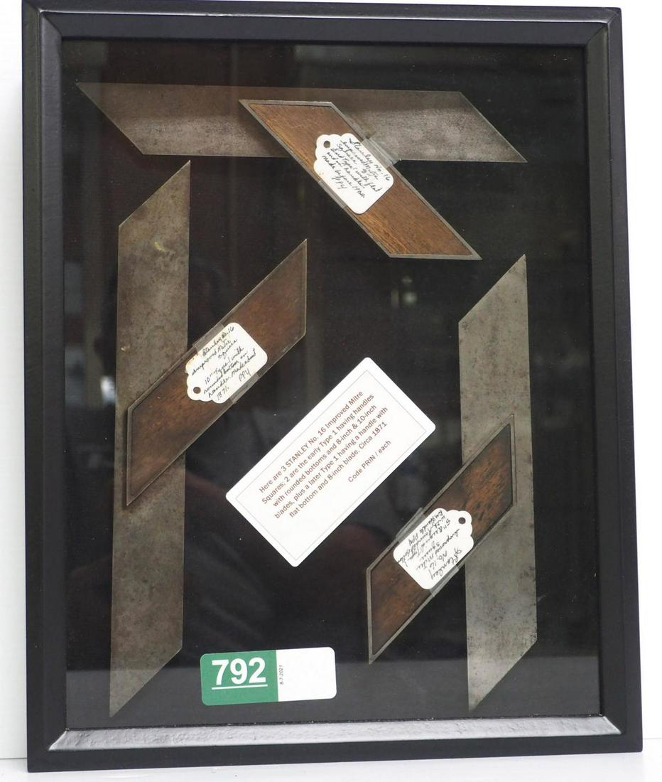 (3) Stanley No.16 Improved Mitre Squares (1 of 1)