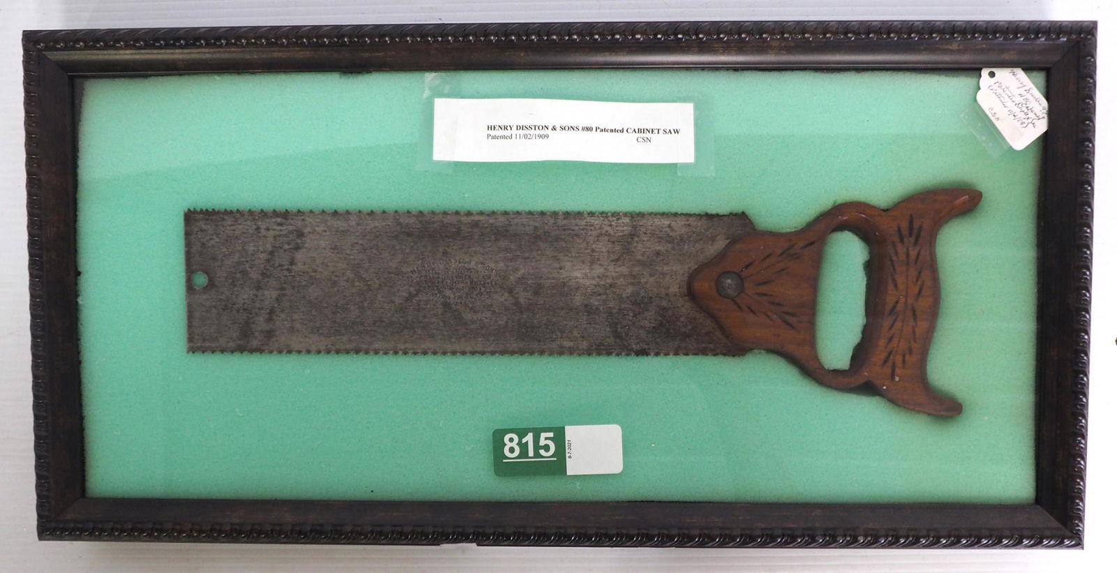 Henry Disston & Sons No.80 Cabinet Saw (1 of 2)