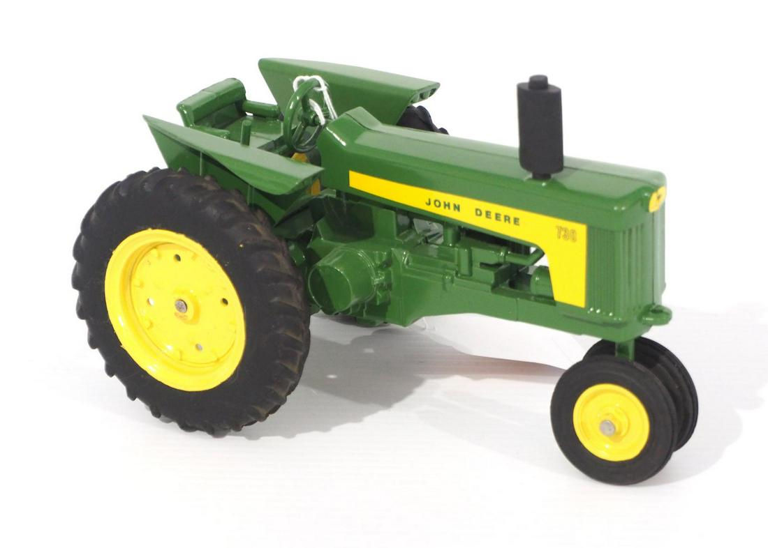Custom John Deere 730 Tractor: Custom John Deere 730 Tractor, metal front & rear rims -Restored