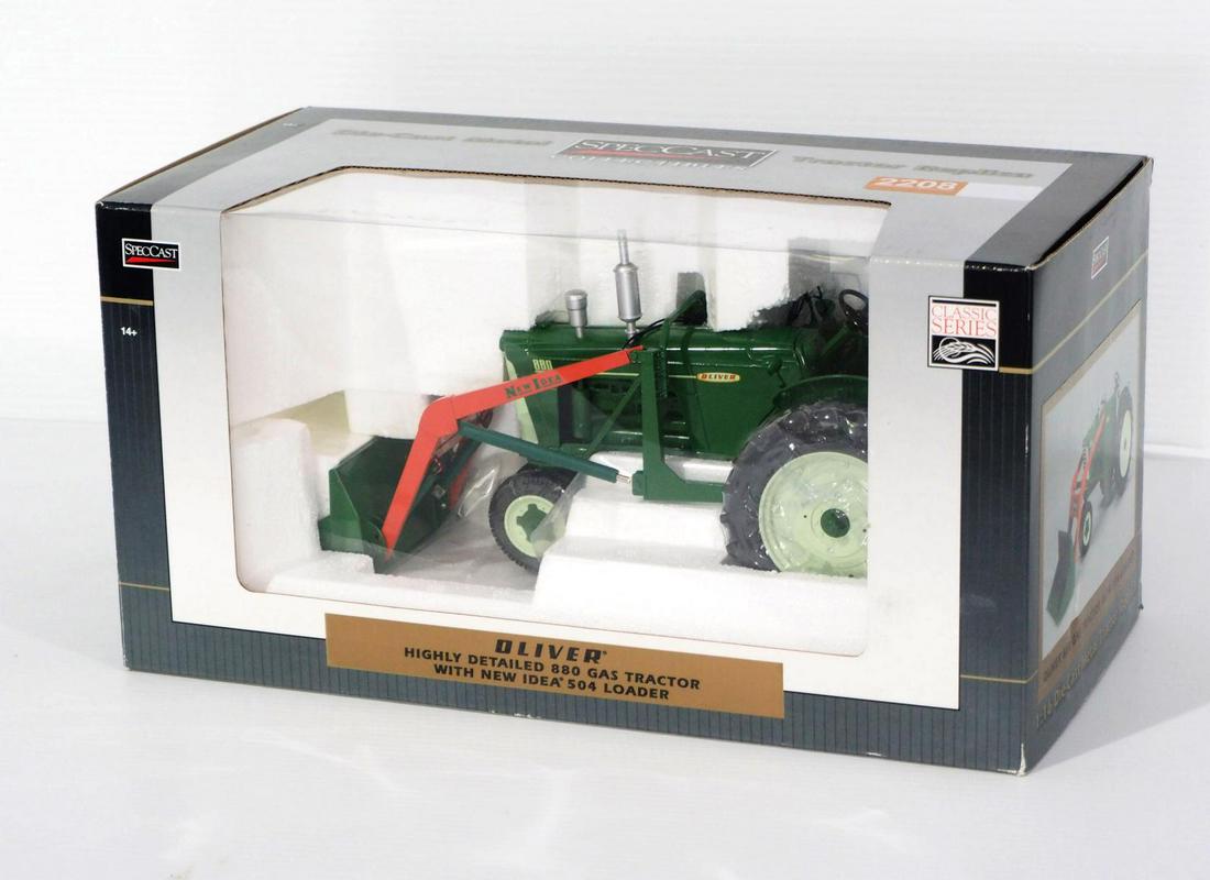 SpecCast Oliver 880 Tractor with New Idea Loader (1 of 1)