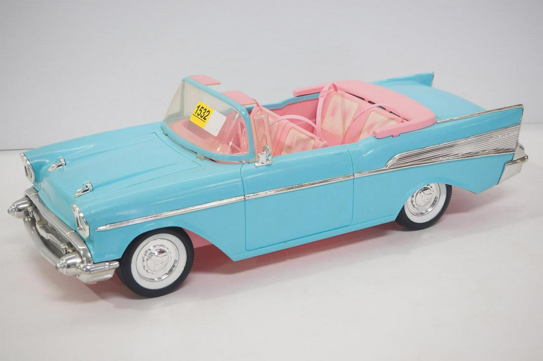 57 Chevy plastic Barbie car: 57 Chevy plastic Barbie car