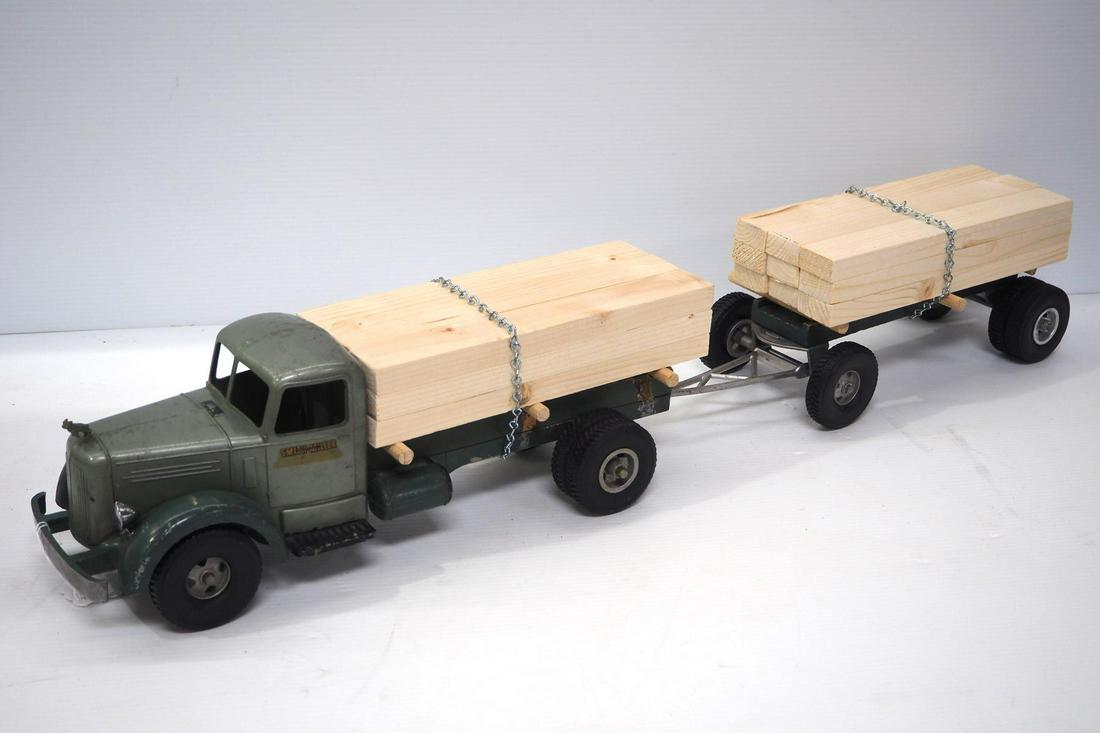 Smith Miller Lumber Truck with Pup Trailer (1 of 3)