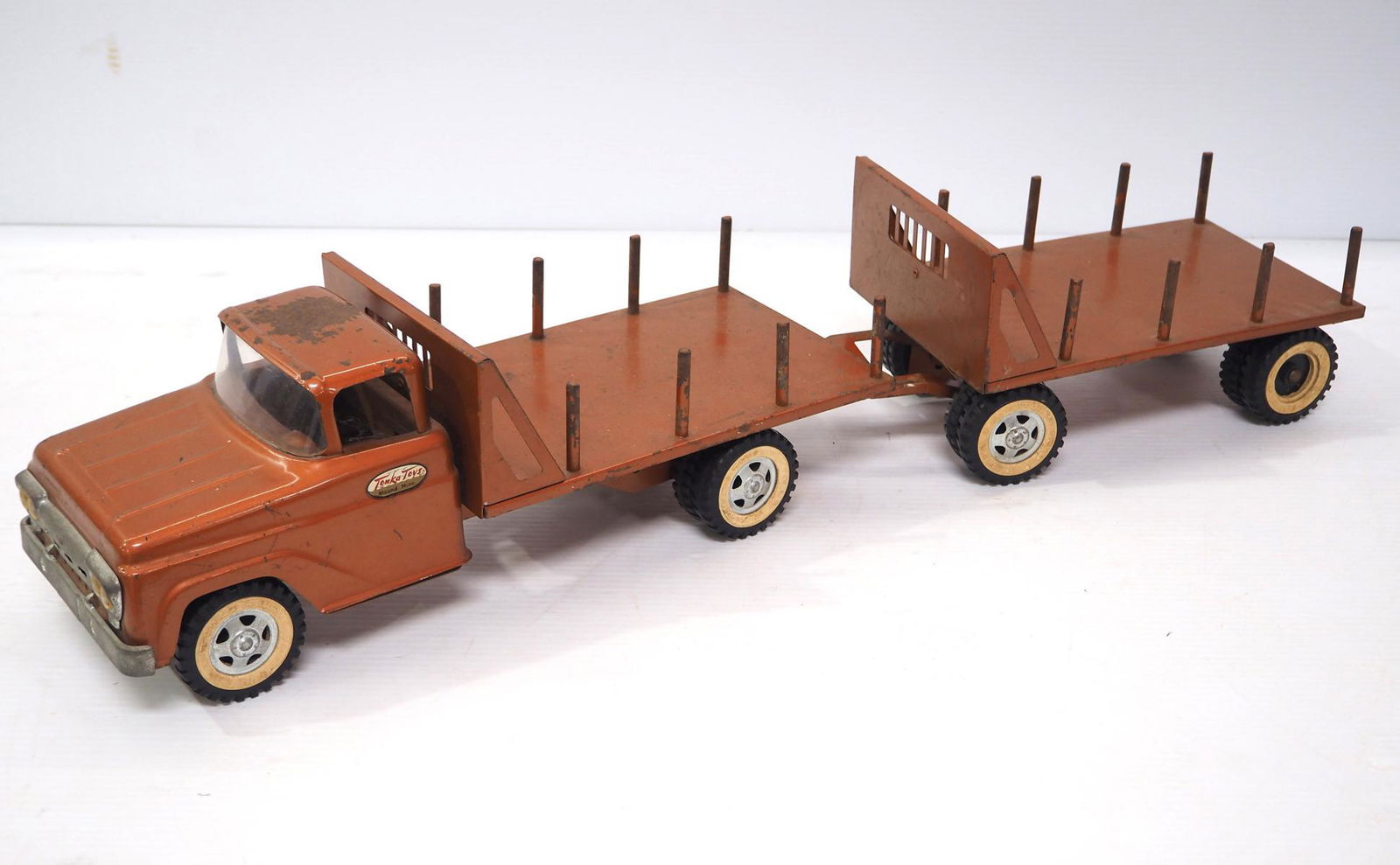 Tonka stake bed truck & stake bed trailer (1 of 5)