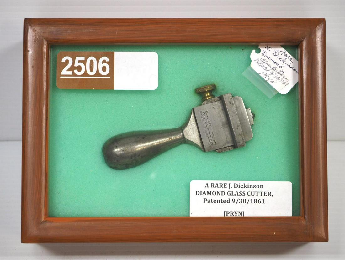 RARE J. Dickinson Diamond Glass Cutter (1 of 1)