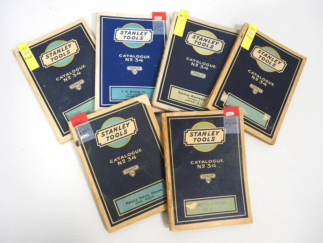 (6) Stanley Tools Catalogue No.34 (1 of 1)