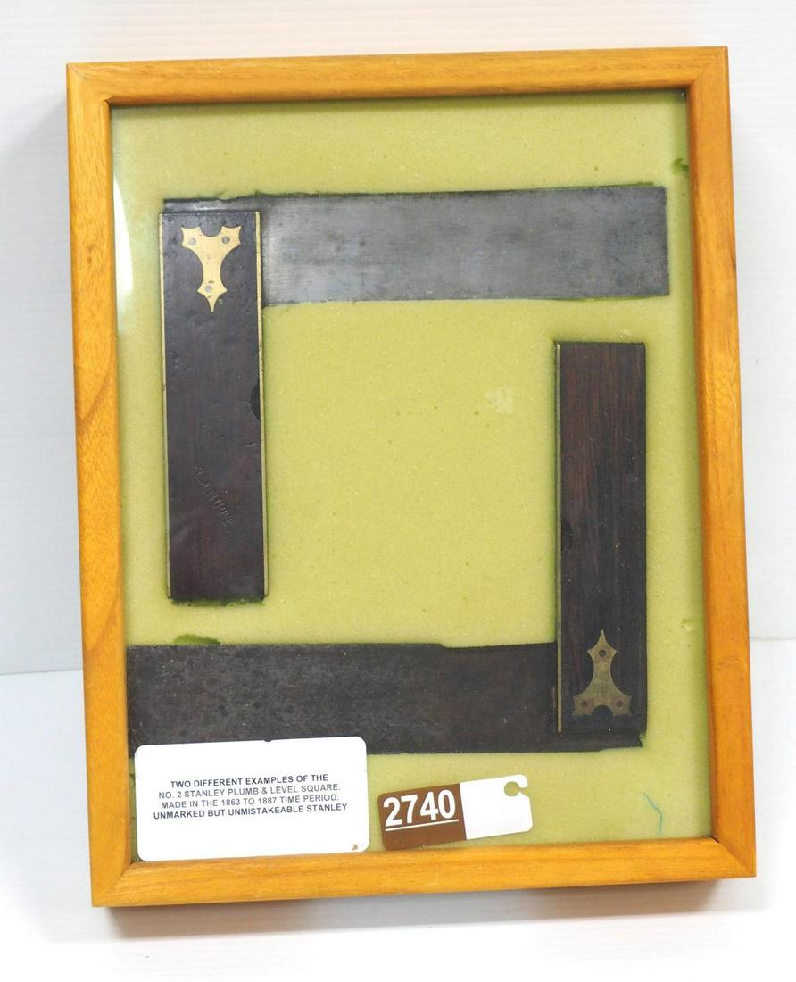 (2) Stanley No.2 Plumb & Level Squares (1 of 2)