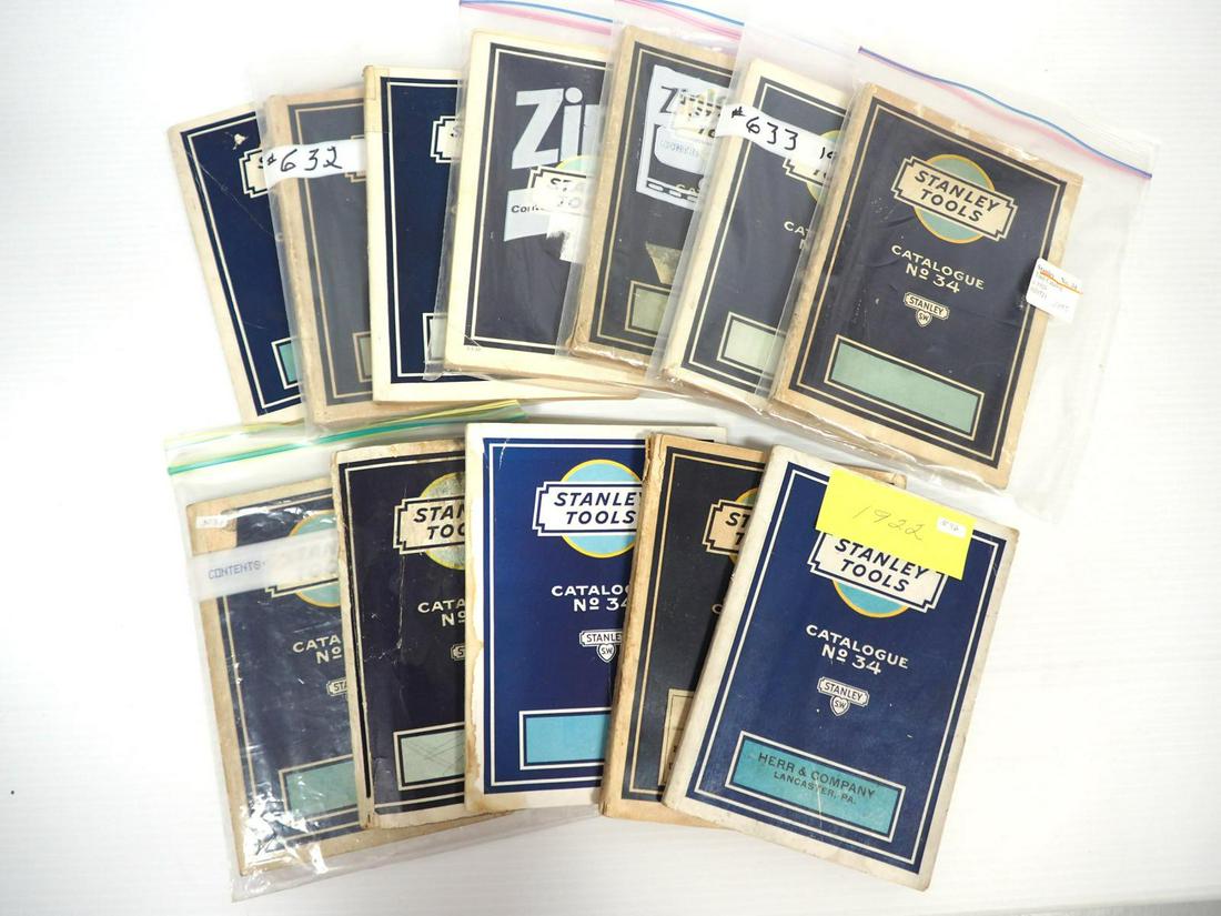 (12) Stanley Catalogs (1920's & 1930's) (1 of 1)