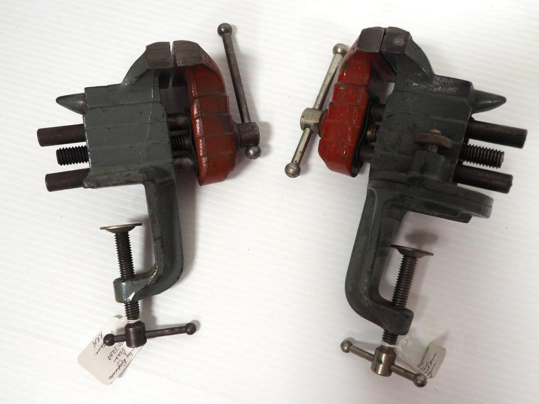 (2) Stanley Defiance Vises with 2½" jaws (1 of 2)