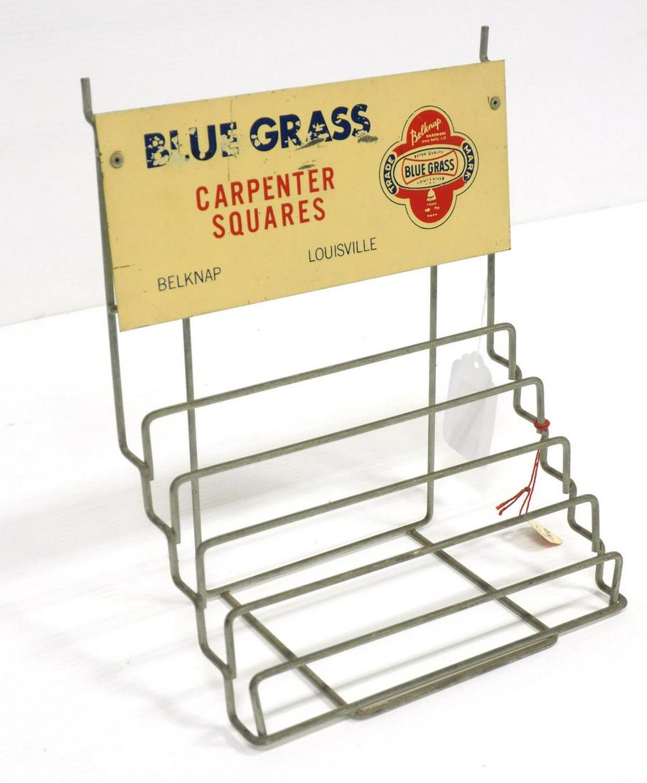 Blue Grass Carpenter Squares counter display rack (1 of 2)
