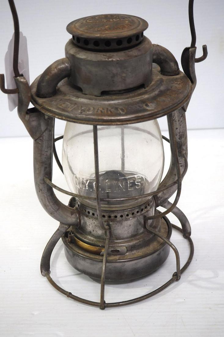 NYC Lines railroad lantern (1 of 3)