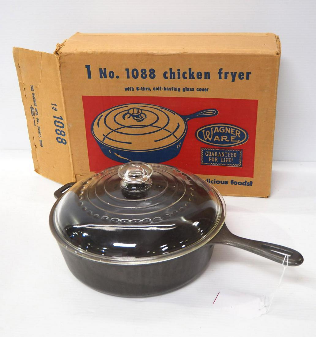Wagner Ware No.1088 chicken fryer pan (1 of 3)